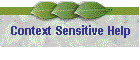 Context Sensitive Help